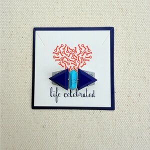 *Lapis and Turquoise Charm* KEEP COLLECTIVE Retired Focal/Statement